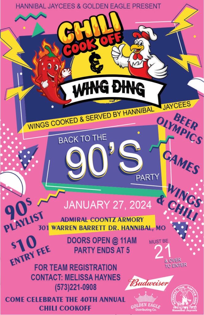 Back to the 90s Wing Ding and Chili Cook Off